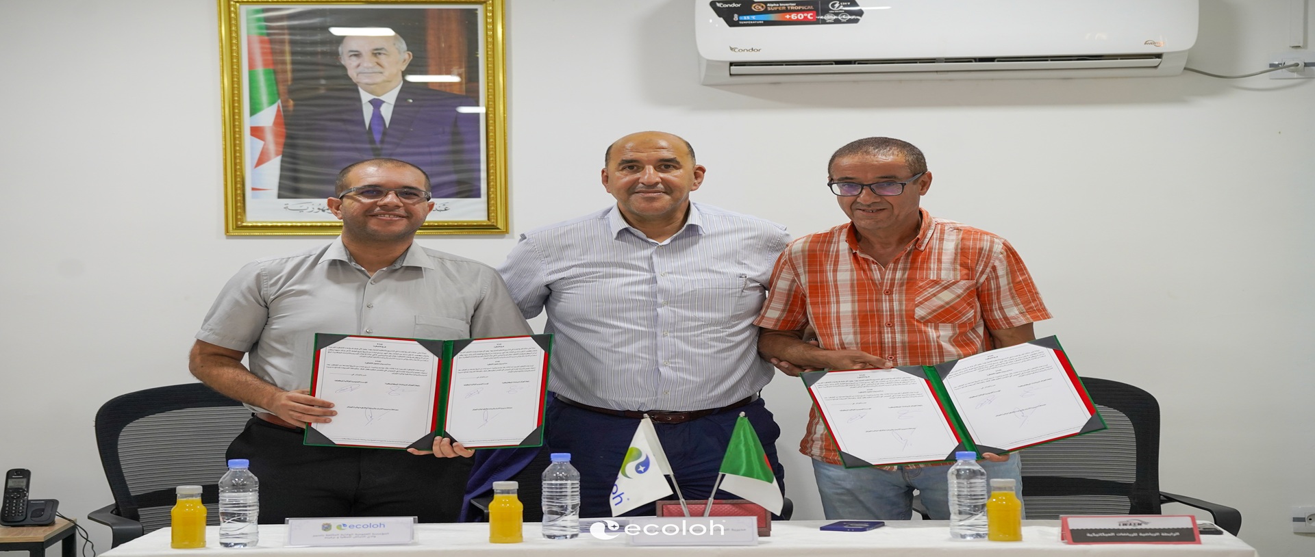 توقيع اتفاقية فرعية بين مؤسسة ايكولوه و رابطة الجزائر للرياضات الميكانيكية